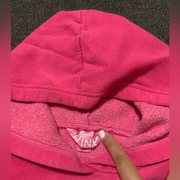PINK pink hoodie XS - Picture 3 of 6